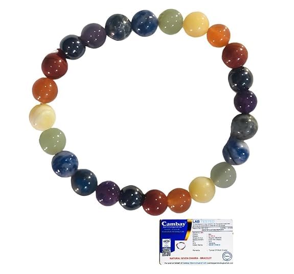 Natural 7 Chakra Gemstone Bracelet